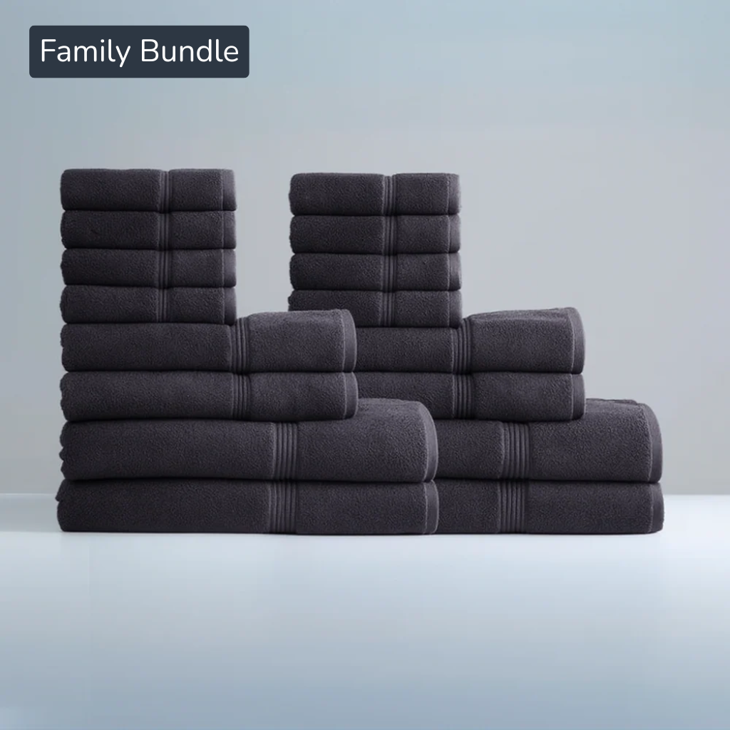 Deep Grey Egyptian Cotton