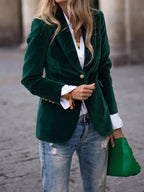 Marnie | Tailored Velvet Blazer