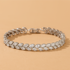 Nemorina Foliora Bracelet in White Gold
