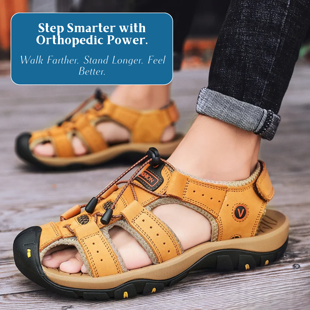 Elijah | Men Flat Orthopedic Sandals