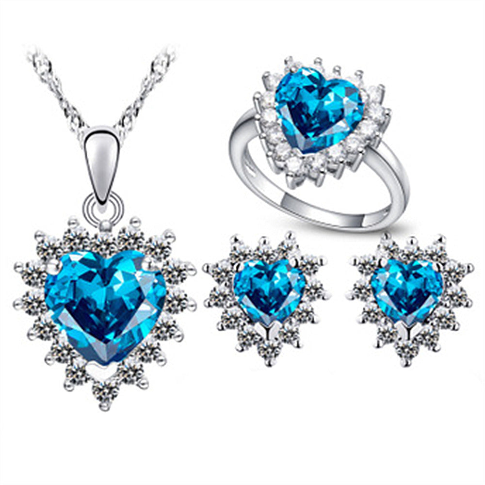 Saphira Vale Set | White Gold