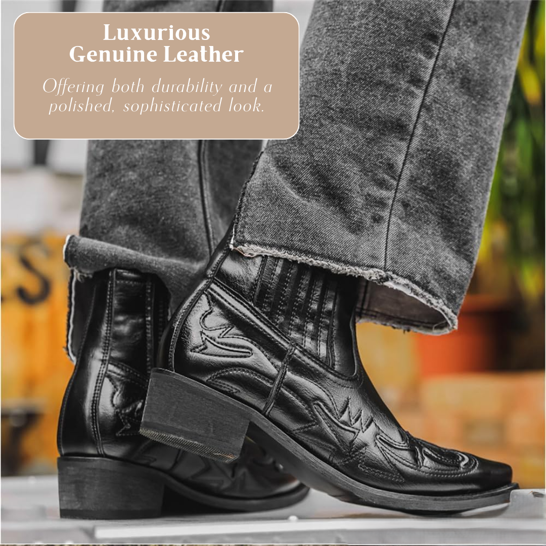 Brian | Classic Low Cut Cowboy Boots