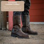 Elias | Retro Mid-calf Leather Boots