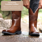 Leo | Western Style Stitched Boots
