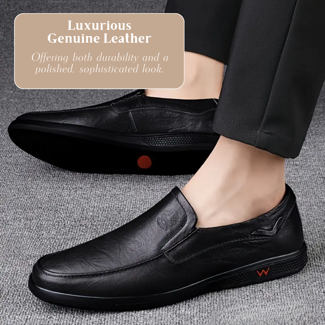 Aiden | Casual Leather Slip-on Shoes