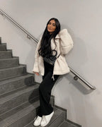 Keira – Soft teddy coat
