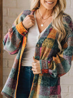 Multicolor Casual Minimalist Jacket