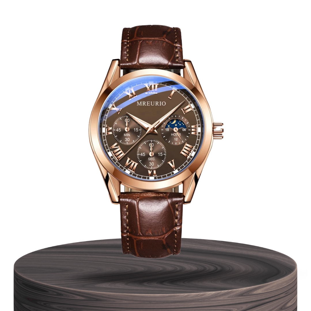 Stephen | Elegant Moon Phase Chronograph | 40mm