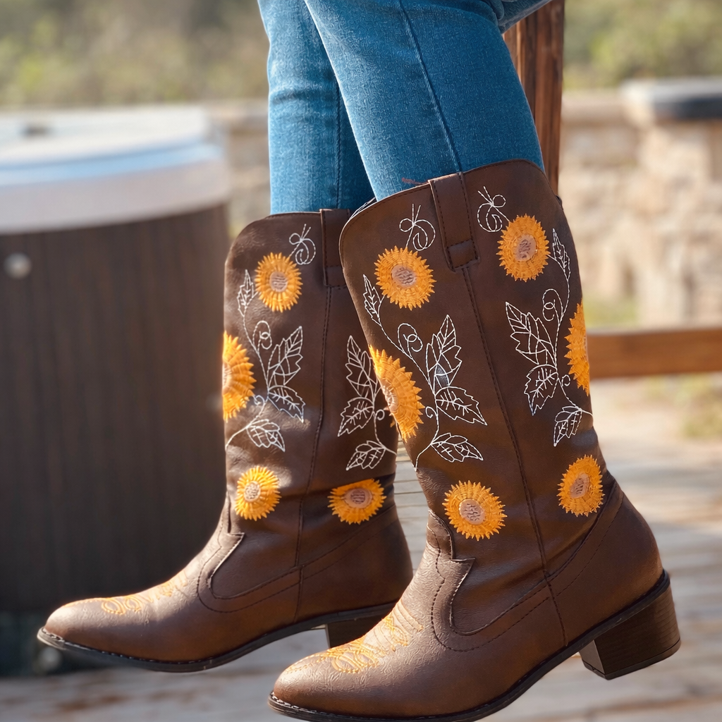 Sunset Bloom Boots