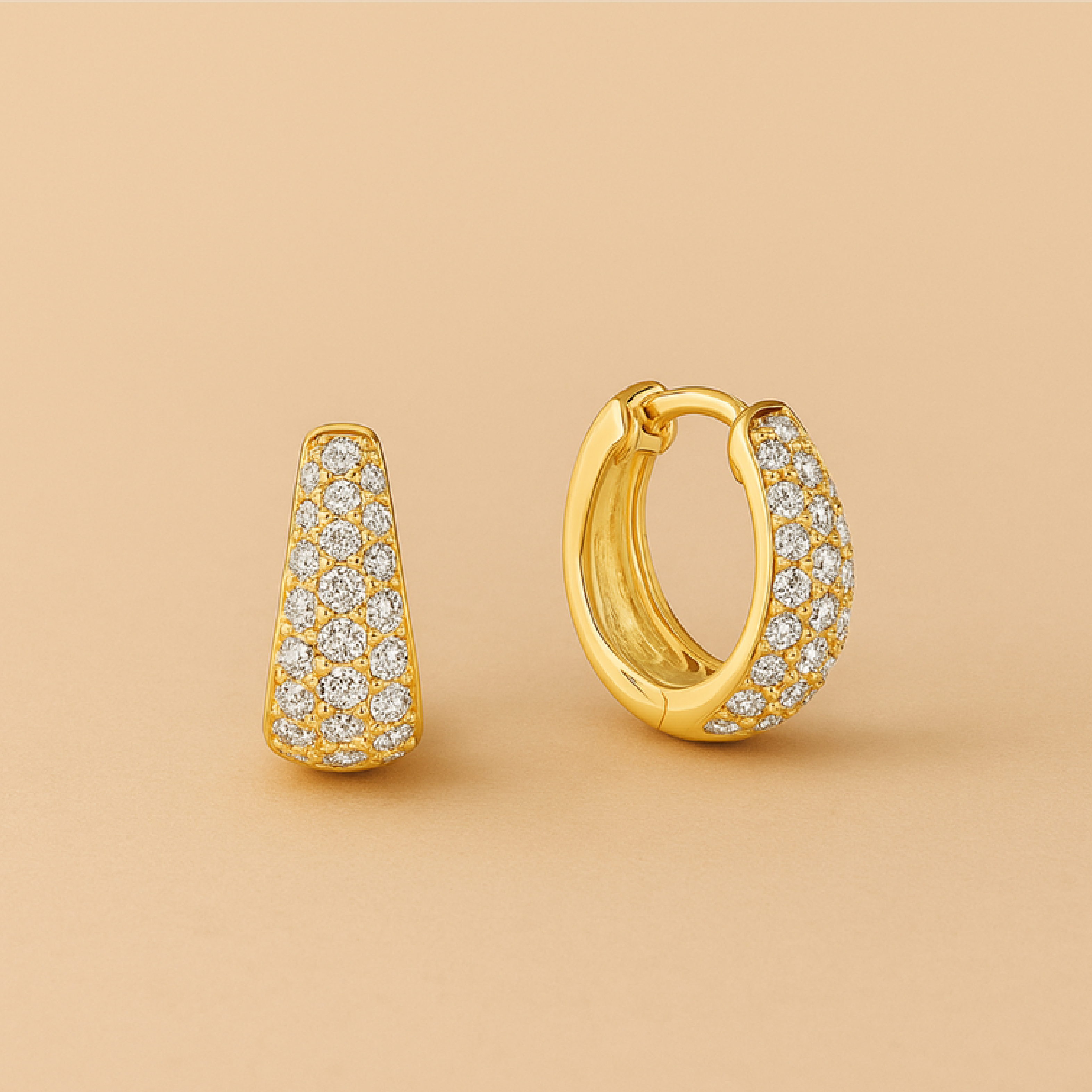 Jules Mini Hoop Earrings in Gold