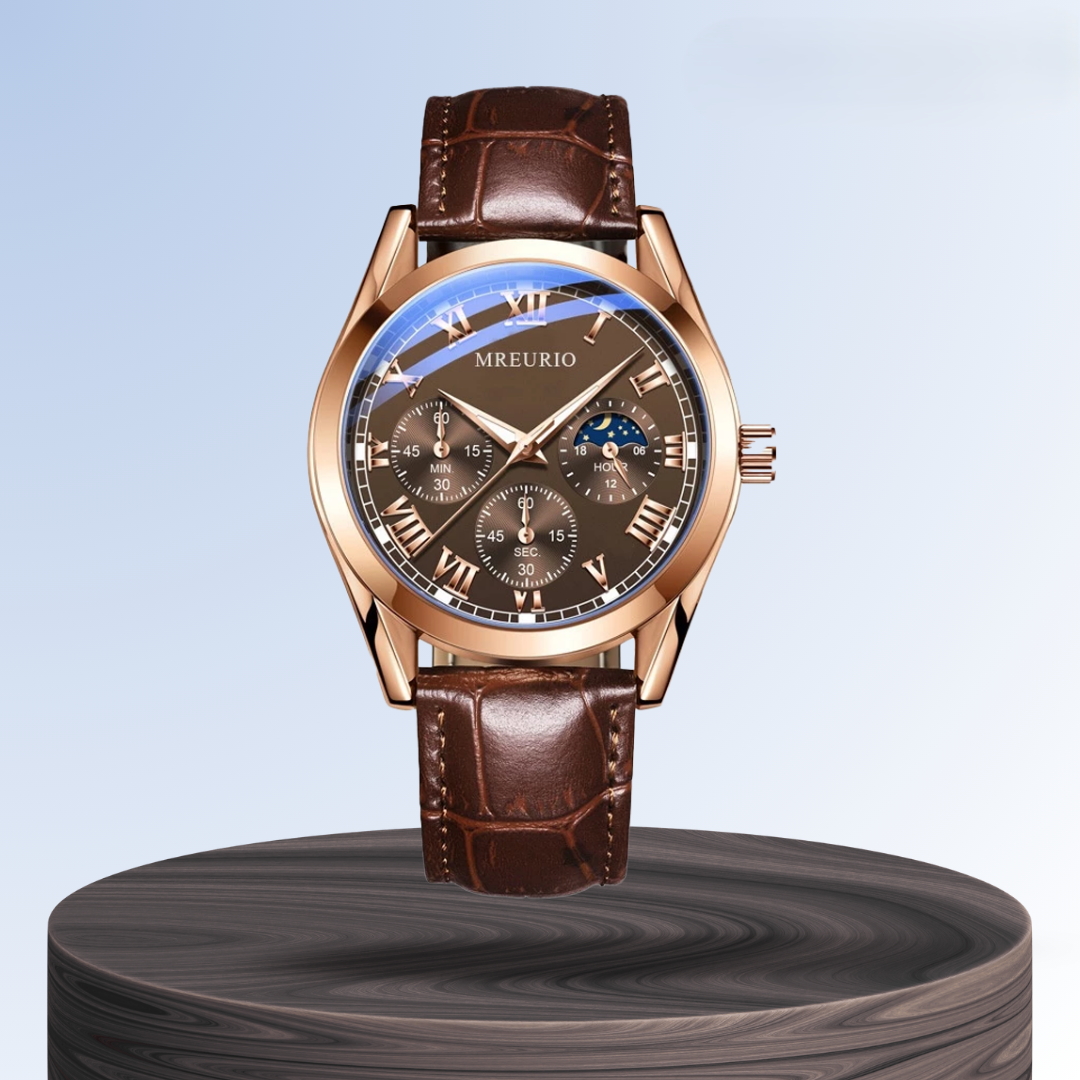 Stephen | Elegant Moon Phase Chronograph | 40mm