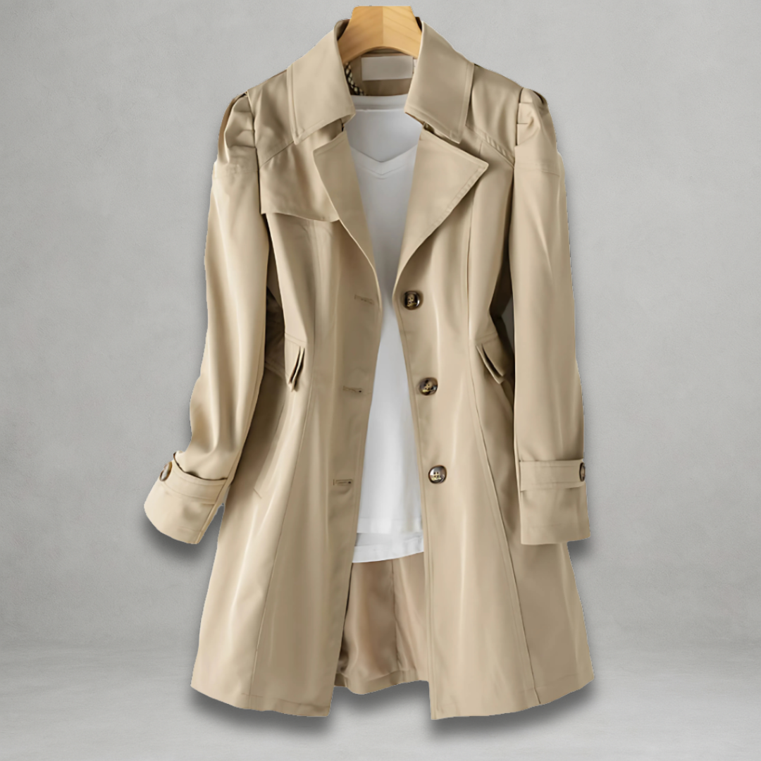 Dani | Stylish Longline Button-Down Coat