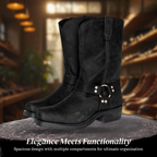 Elias | Retro Mid-calf Leather Boots