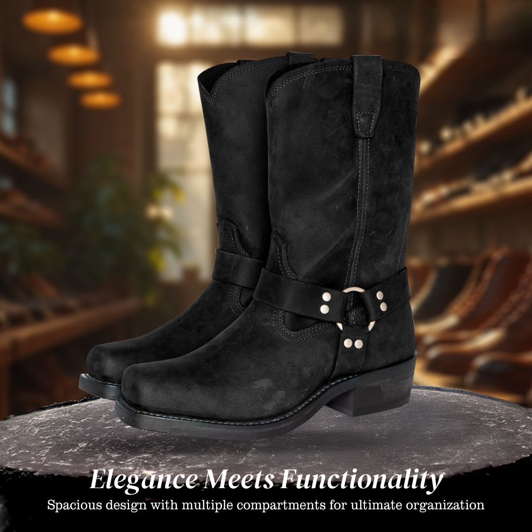 Elias | Retro Mid-calf Leather Boots