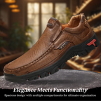 Carl | Fashionable Loafers with Stitching for Men