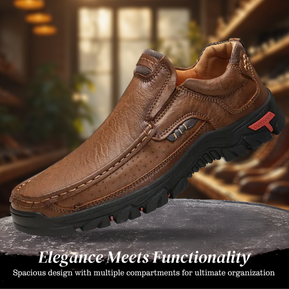 Carl | Fashionable Loafers with Stitching for Men