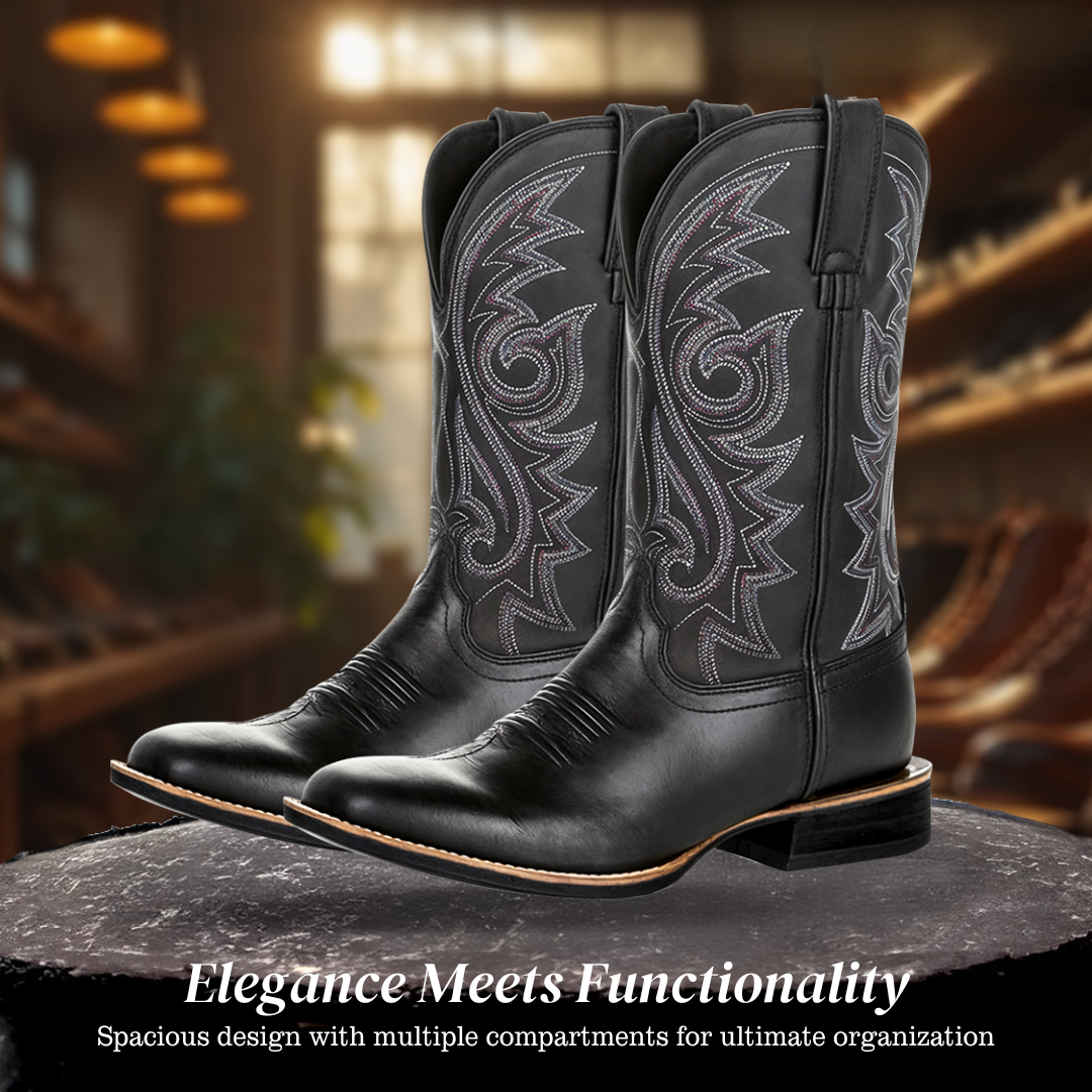 Kian | Rustic Embroidery Midcalf Boots