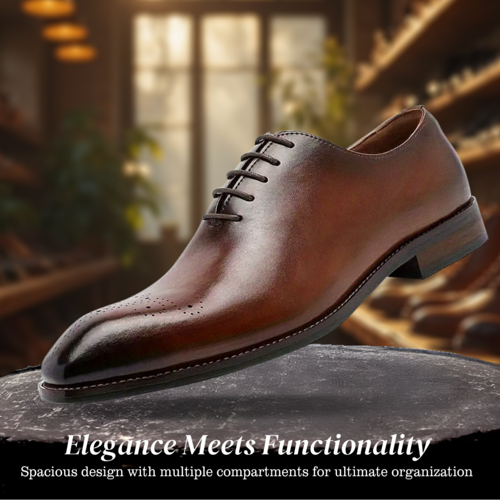 Ashton | Cow Leather Upper Plain Toe Oxford Shoes