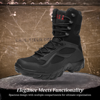 Emir | Solid Color Outdoor High-Tops Military Boots