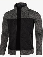 Grzegorz – Long-Sleeve Knit Jacket with Zipper