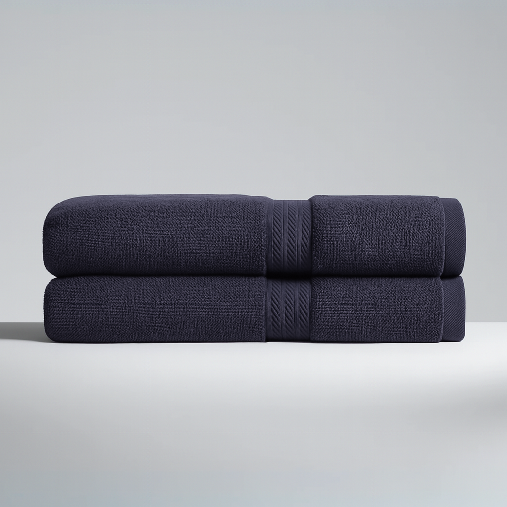 Set of 2 Luxury Bath Towels (70x140cm)