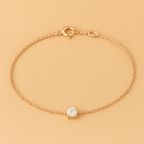 Cléa Moissanite Bracelet in Gold