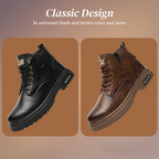 Walter | Cool Lace-Up Boots With Side Zip For Men