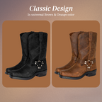Elias | Retro Mid-calf Leather Boots