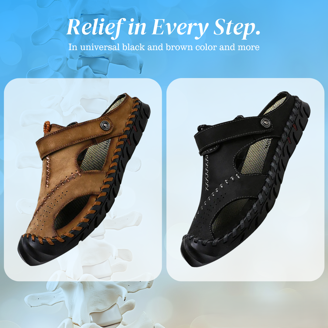 Carter | Classic Men Soft Orthopedic Sandals