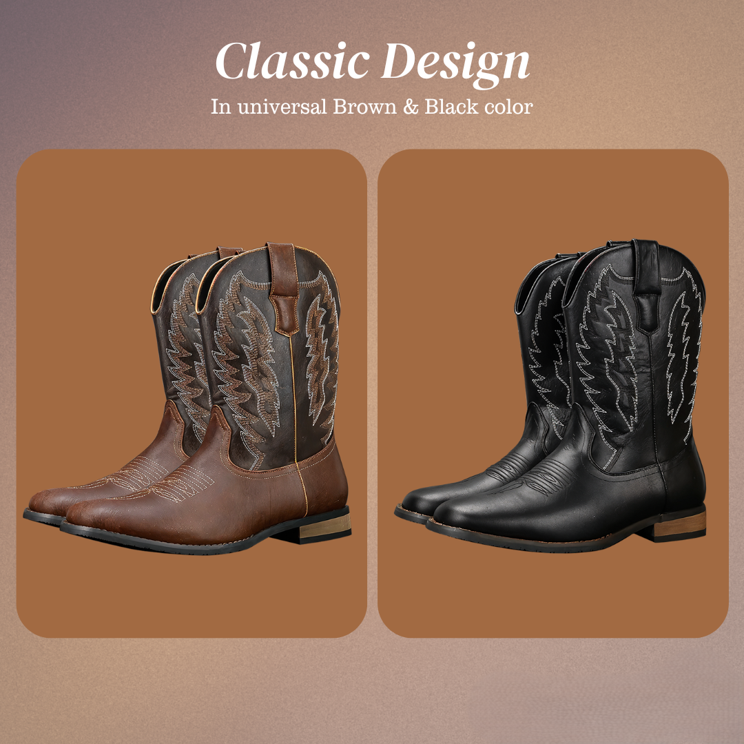 Jakob | Classic Mid-calf Western Boots