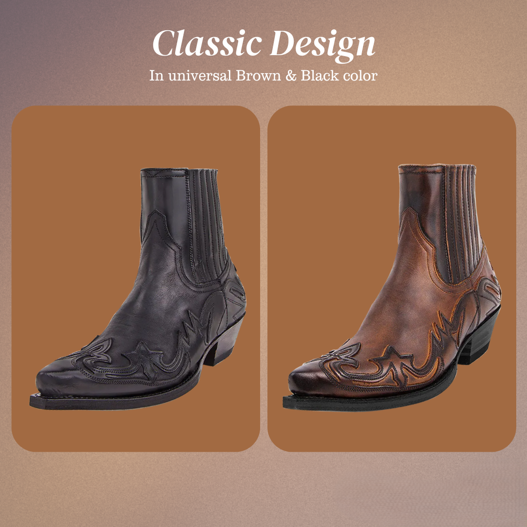 Brian | Classic Low Cut Cowboy Boots
