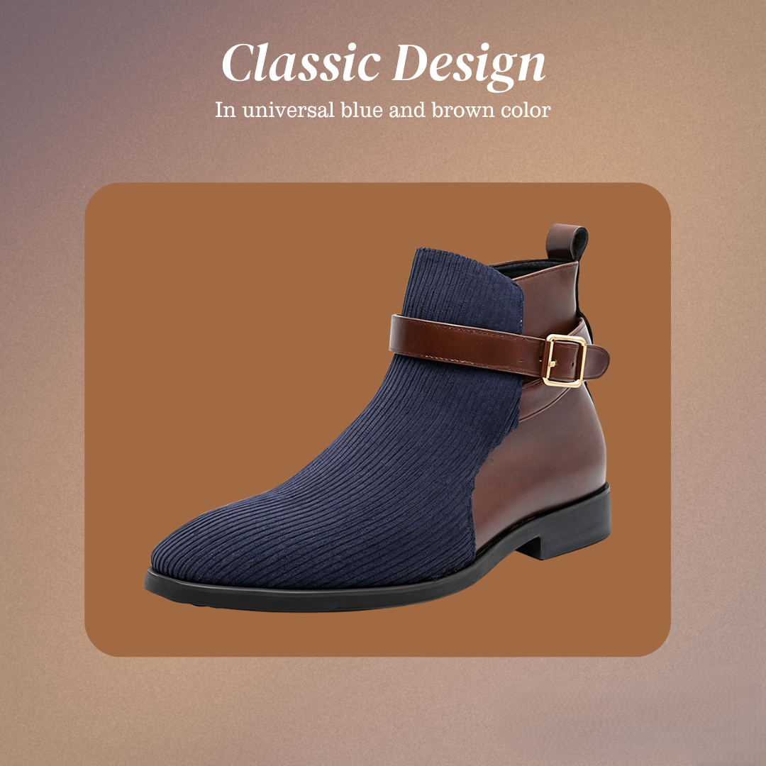 Sander | Vintage Color Block with Buckle Straps