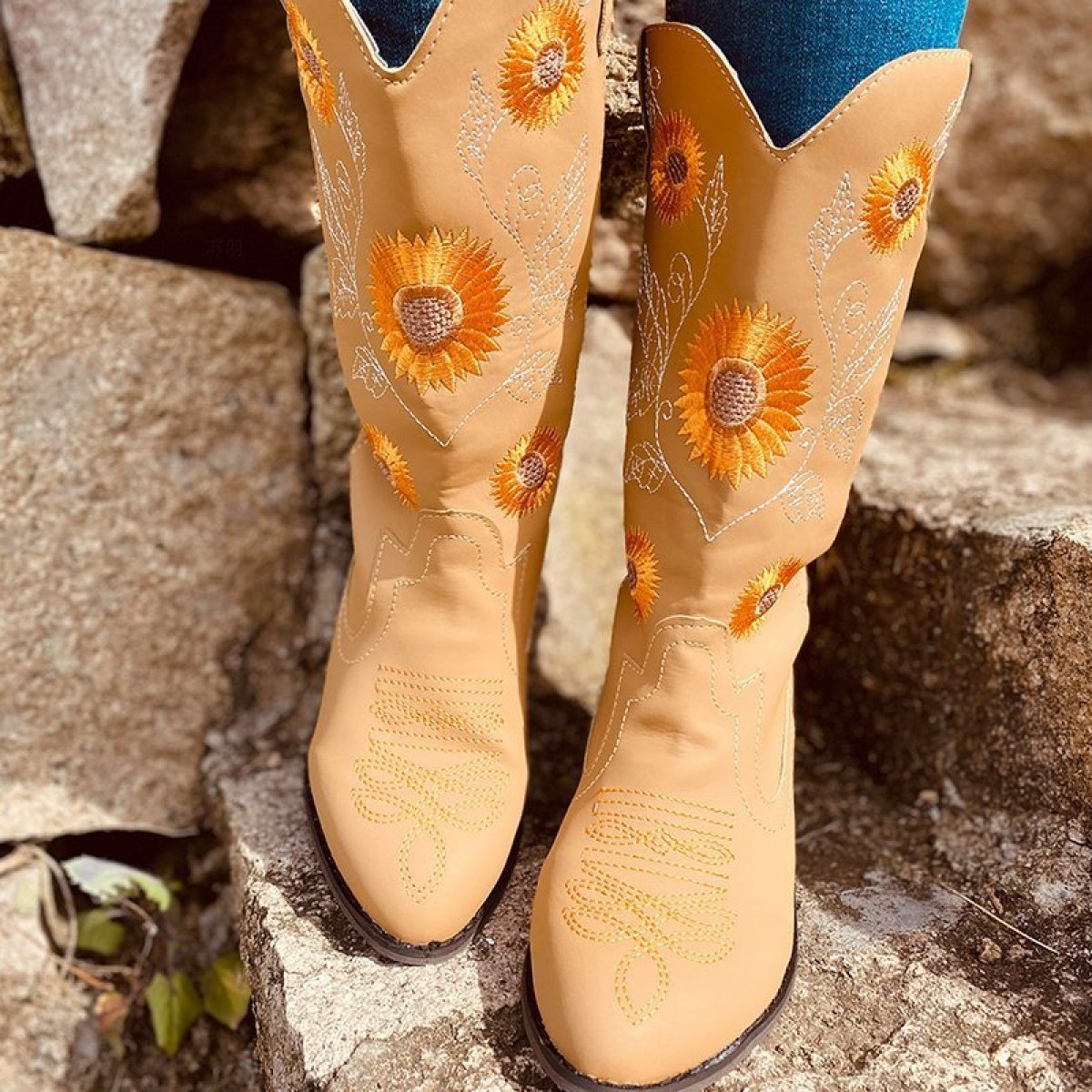Sunset Bloom Boots