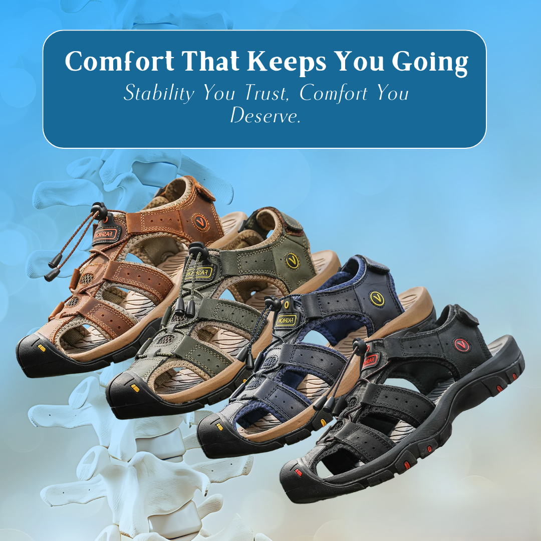 Elijah | Men Flat Orthopedic Sandals