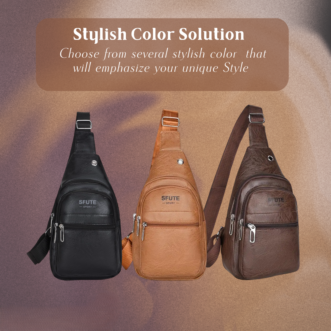 Joren | Compact Sling Bag with Multi-Zip Storage