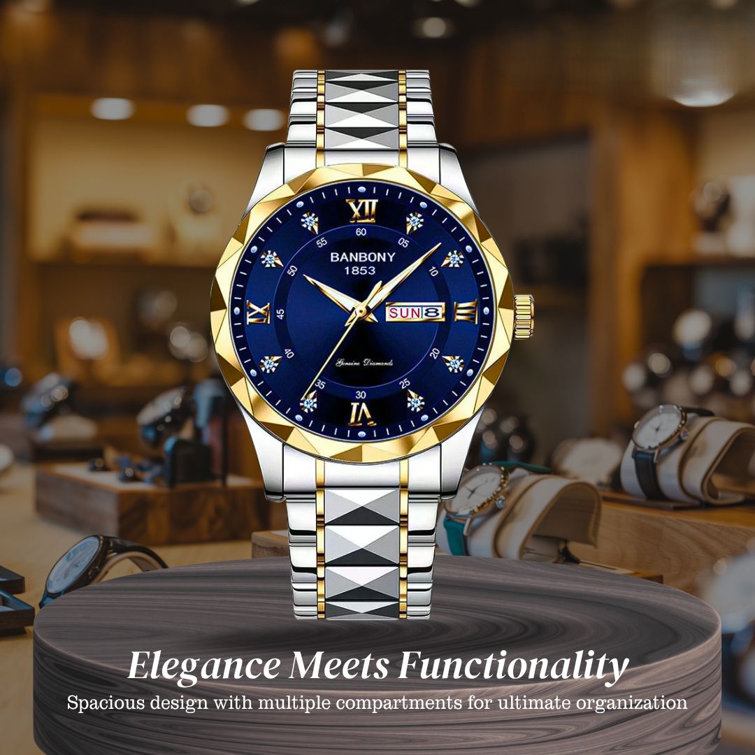 Sean | Stainless Steel Band Multifunction Watch | 40mm