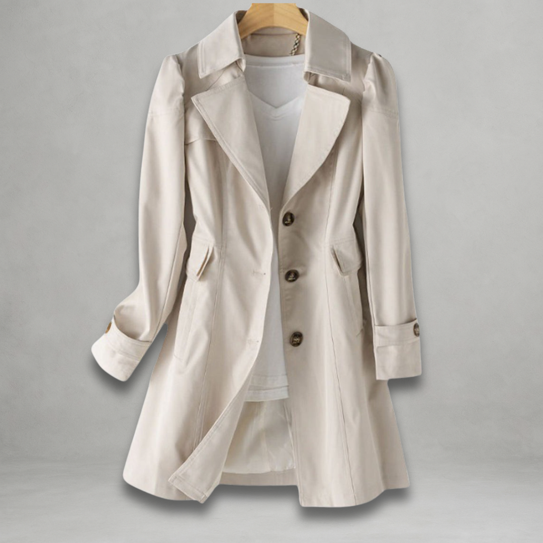 Dani | Stylish Longline Button-Down Coat