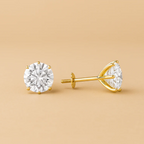 Tera Bold Statement Earrings in Gleaming Gold