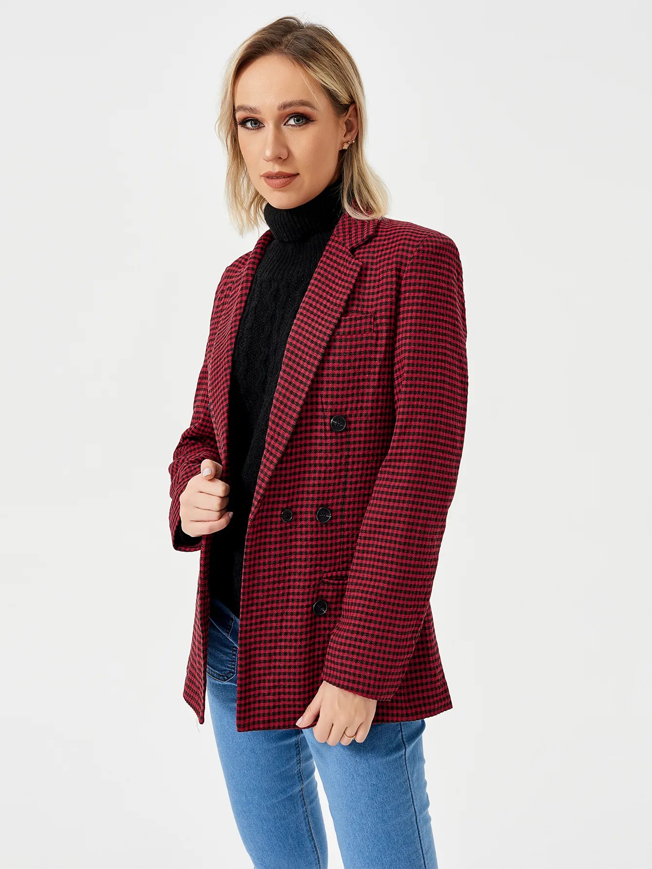 Sabine - Women's Chic Tweed Blazer Limited Edition