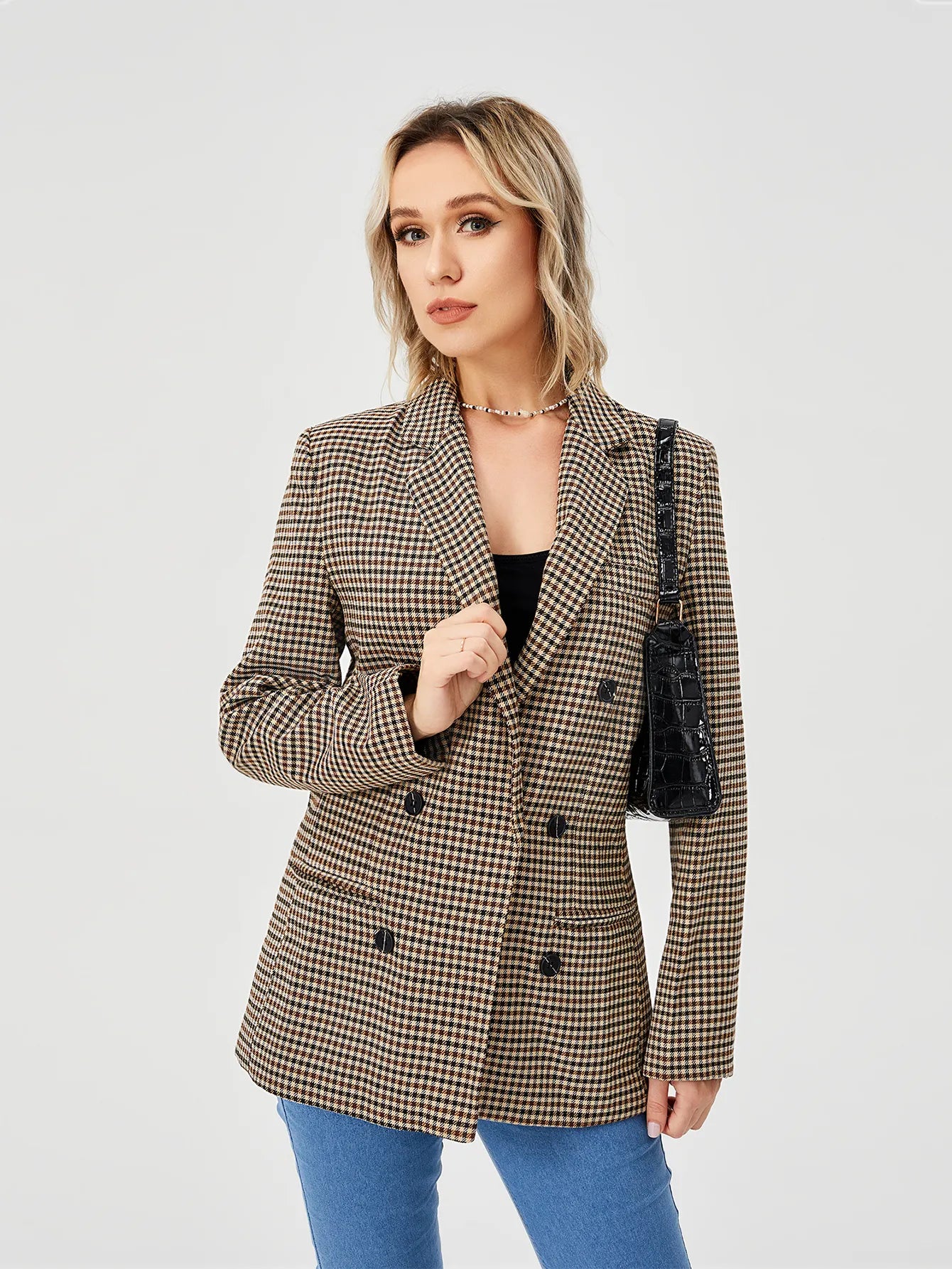 Sabine - Women's Chic Tweed Blazer Limited Edition