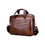 Anthony | Modern Leather Briefcase | Crossbody Bag