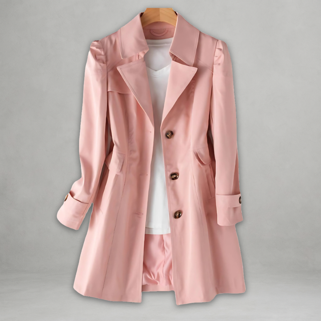 Dani | Stylish Longline Button-Down Coat