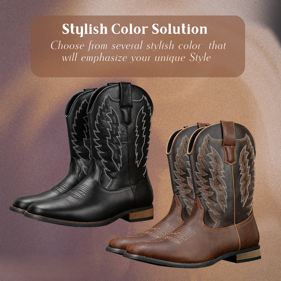 Jakob | Classic Mid-calf Western Boots