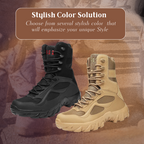 Emir | Solid Color Outdoor High-Tops Military Boots