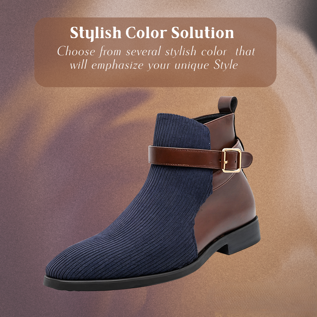 Sander | Vintage Color Block with Buckle Straps