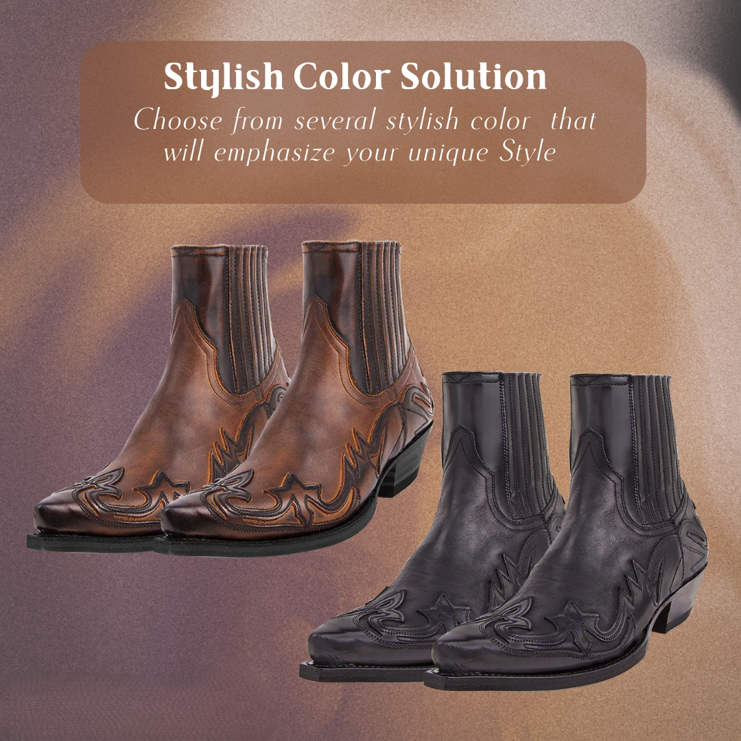 Brian | Classic Low Cut Cowboy Boots