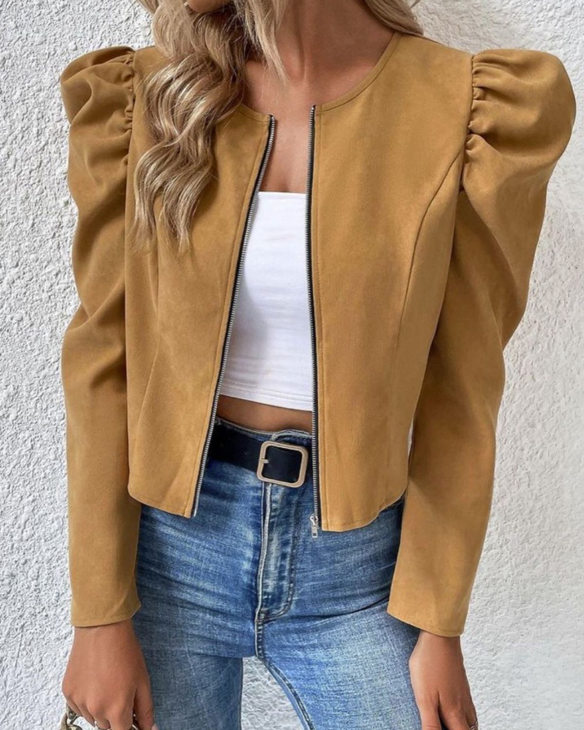 Léa – Women's puff-sleeved jacket