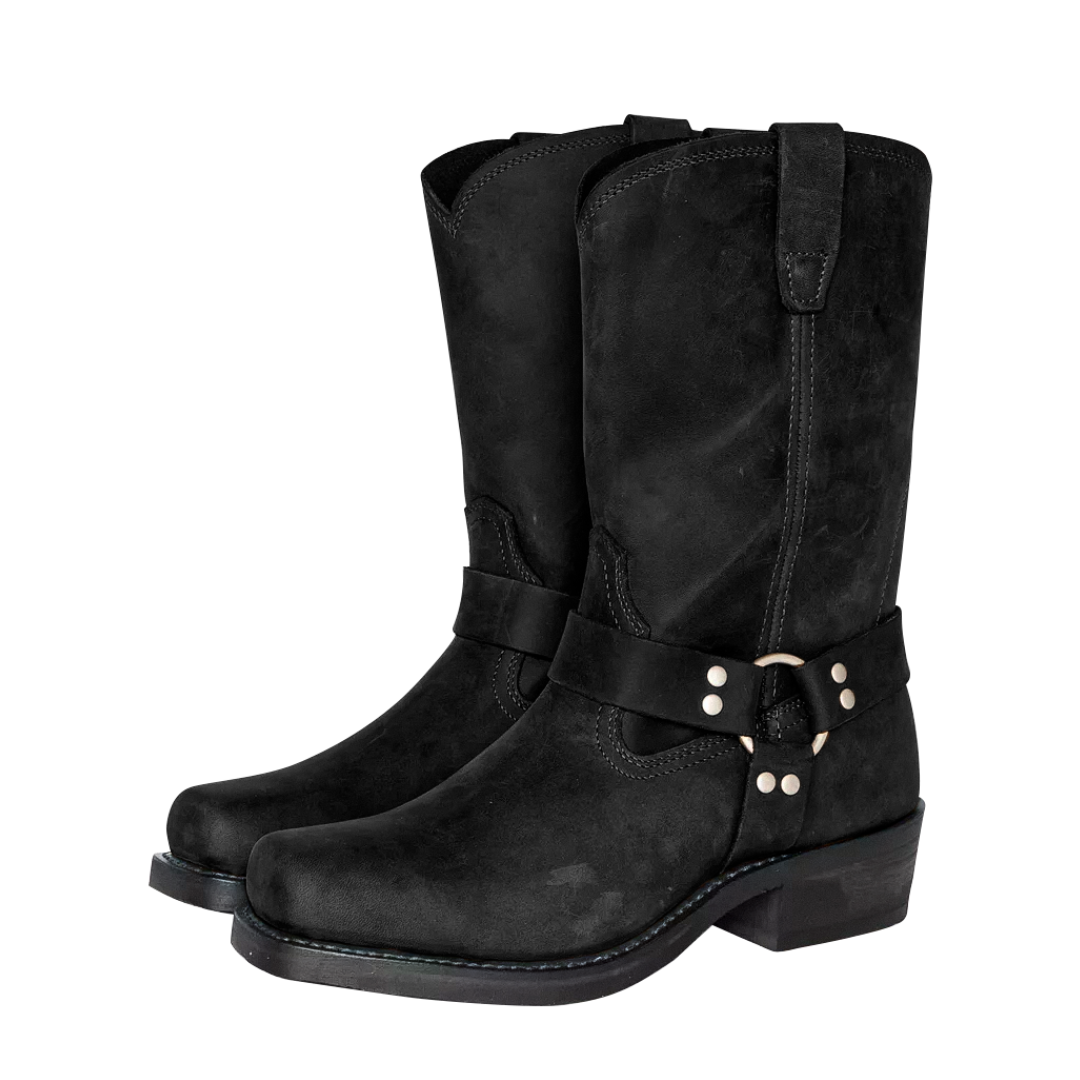 Elias | Retro Mid-calf Leather Boots