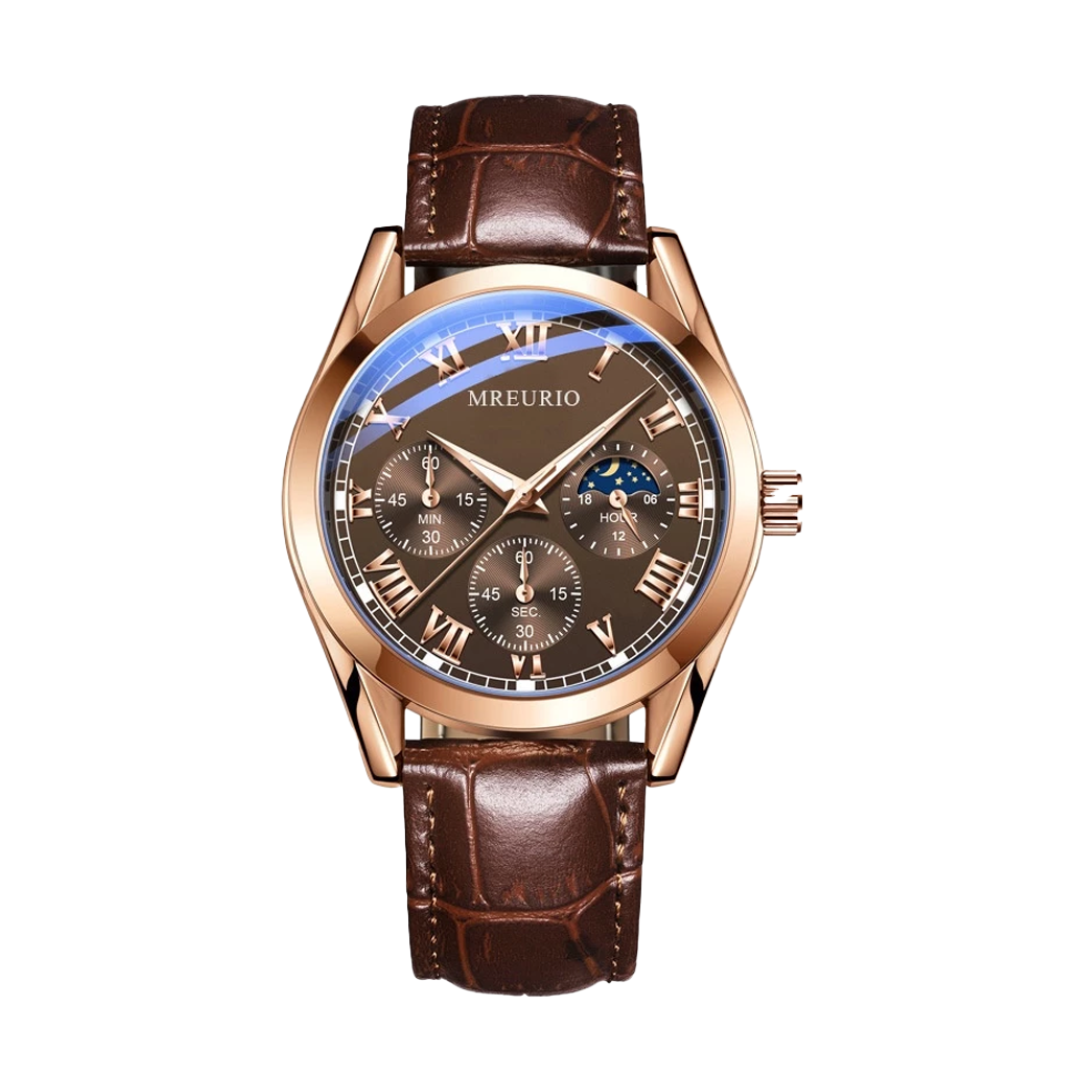 Stephen | Elegant Moon Phase Chronograph | 40mm