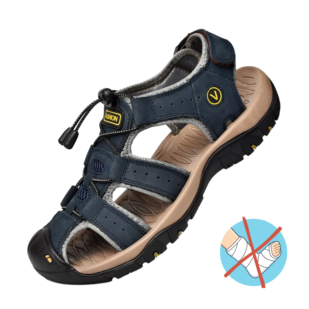 Jaden | Leather Men Casual Orthopedic Sandals